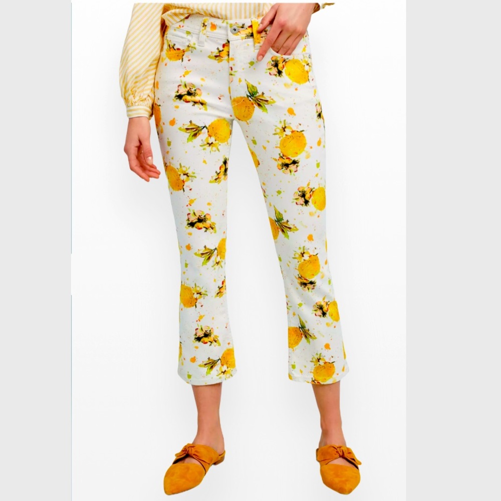 Pilcro Lemon Grove High-Rise Cropped Bootcut Jeans 29 P